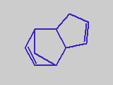Chemical structure of dicyclopentadiene